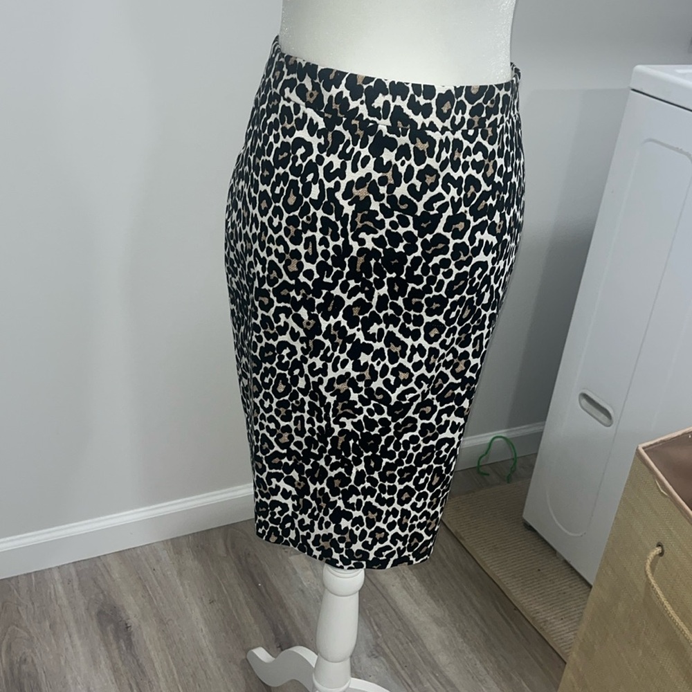 Jcrew factory Leopard Print Women's pencil Skirt